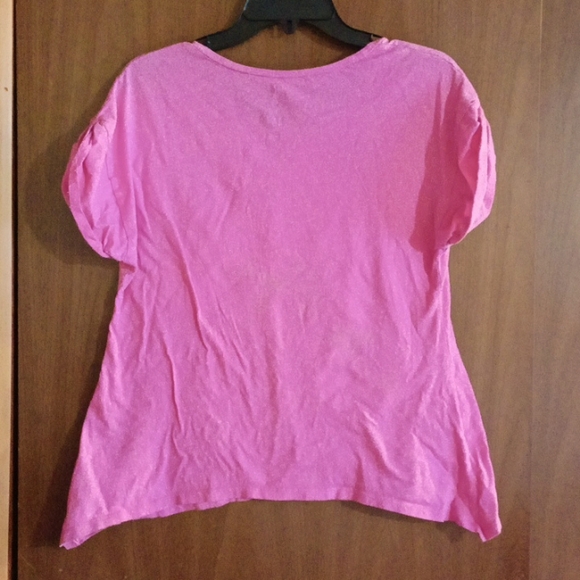BRIEFLY STATED GEM & the HOLOGRAMS Pink T-Shirt with Cartoon Print Size Large - Picture 2 of 4